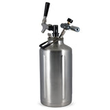 TrailKeg Gallon (128 oz) Package - Stainless Steel