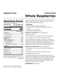 Augason Farms Freeze Dried Whole Raspberries #10 Can