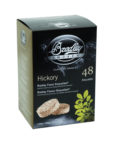Bradley Smoker Hickory Wood Bisquettes - 48 Pack