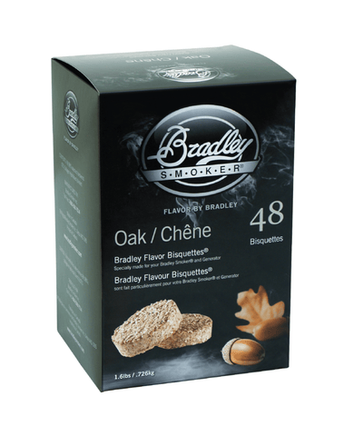 Bradley Smoker Oak Wood Bisquettes - 48 Pack