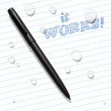 Rite In The Rain Weatherproof Metal Clicker Pen - Blue Ink