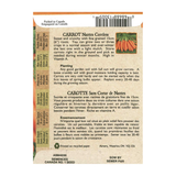 Aimers Organics Seeds - Carrot - Nantes Coreless