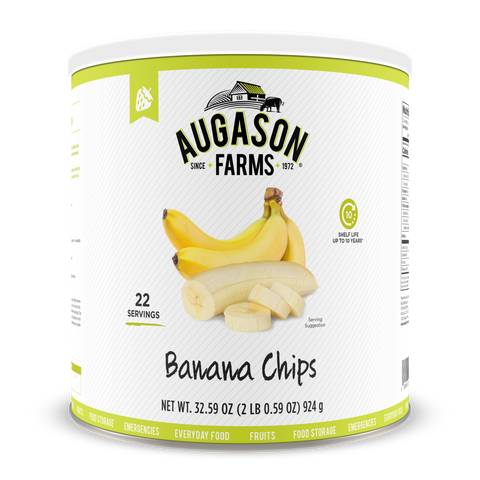 Augason Farms Banana Chips #10 Can