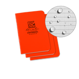 Rite In The Rain Weatherproof Mini Stapled Notebook, 3.25in x 4.625in - 3 Pack