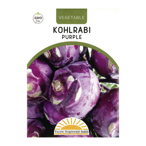 Pacific Northwest Seeds - Kohlrabi - Purple