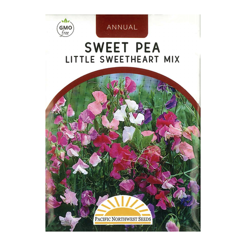 Pacific Northwest Seeds - Sweet Pea - Little Sweetheart Mix