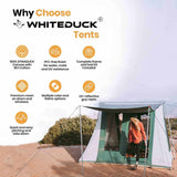 White Duck Prota Canvas Tent Deluxe - 7ft x 9ft