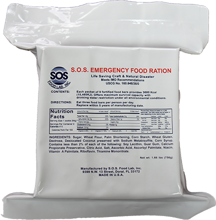 SOS Emergency Ration Bar - 3600 Kcal