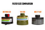 MIRA Safety CBRN Gas Mask Filter NBC-77 SOF 40mm Thread