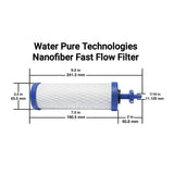 WaterPure Technologies Gravity Flow - Water Filter Fits Berkey/Propur