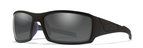 Wiley X Twisted - Black Ops Filter 8 Polarized Smoke Grey with Matte Black Frame